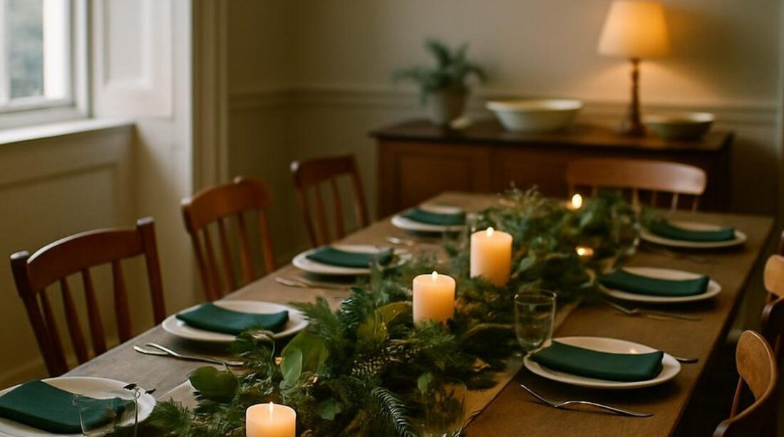 Christmas Table Settings: Planning a Dining Room for Hosting